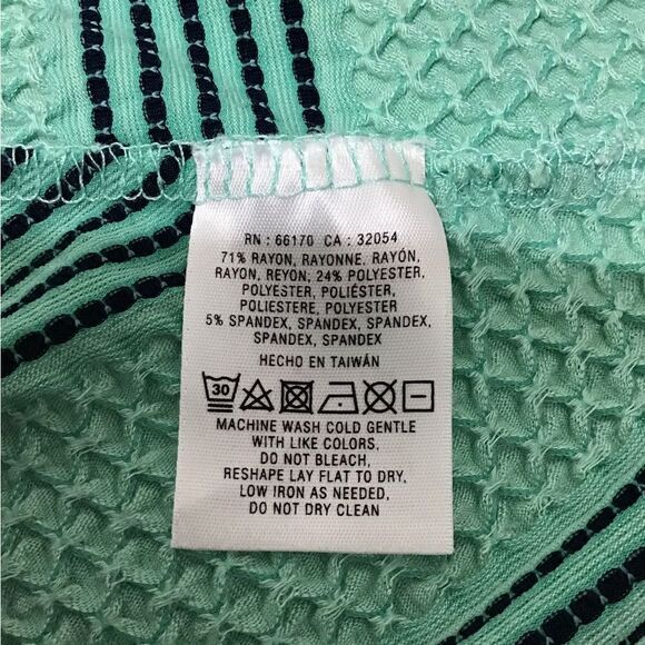 Anthropologie Postage Stamp Green Sweetheart Cinched Neckline Size Medium - Picture 9 of 9